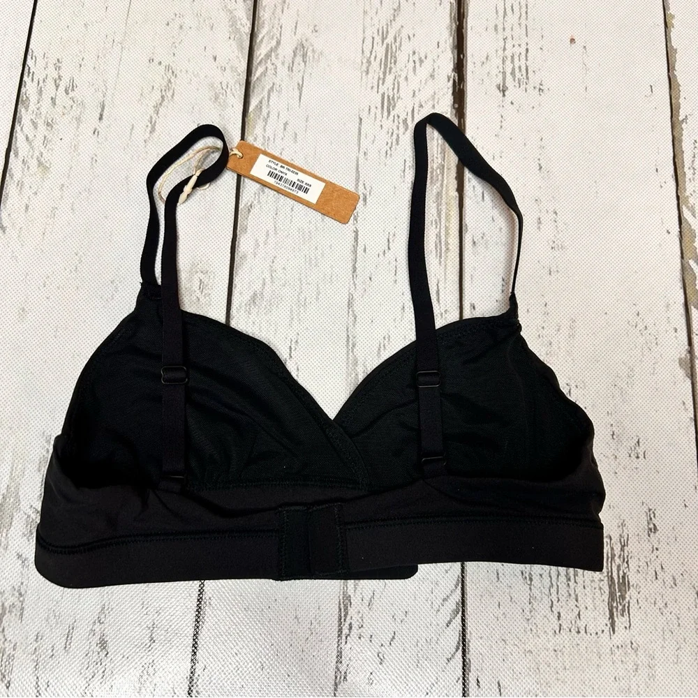 SKIMS Crossover Fits everybody Bralette - Onyx - Sz XXS - NWT